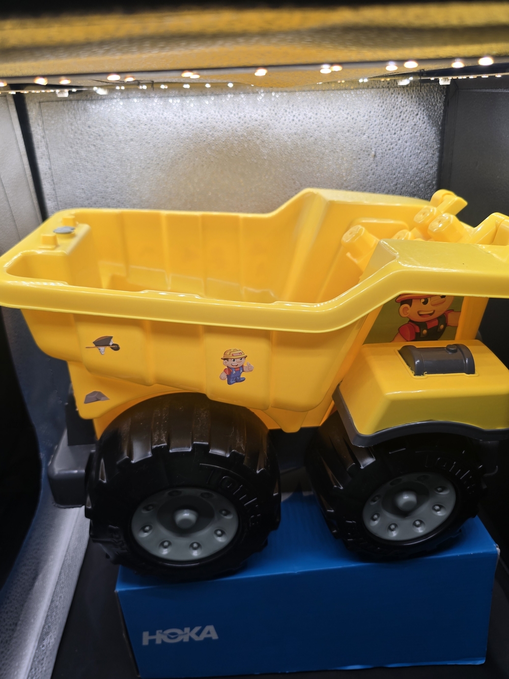 Tonka Yellow Dump Truck with Black Wheels